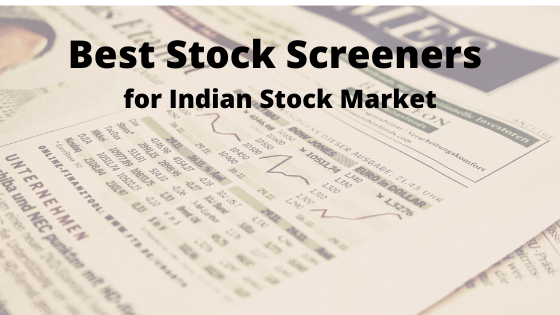 Best Stock Screeners for Indian Stock Market - poster by traderspit